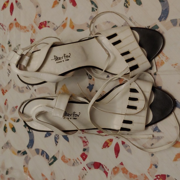 Vintage Peter Fox Piano Sandal Heels ONE OF A KIND - Picture 1 of 3